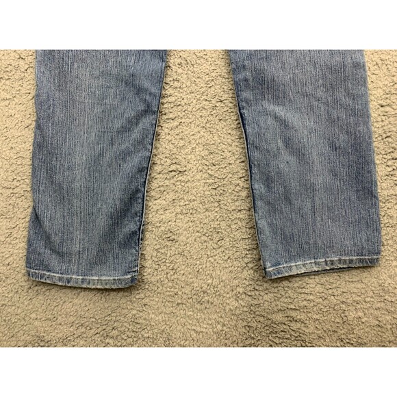 Lee Riders Women's Denim Blue Jeans - Straight Leg 5 Pocket Design - Picture 5 of 11